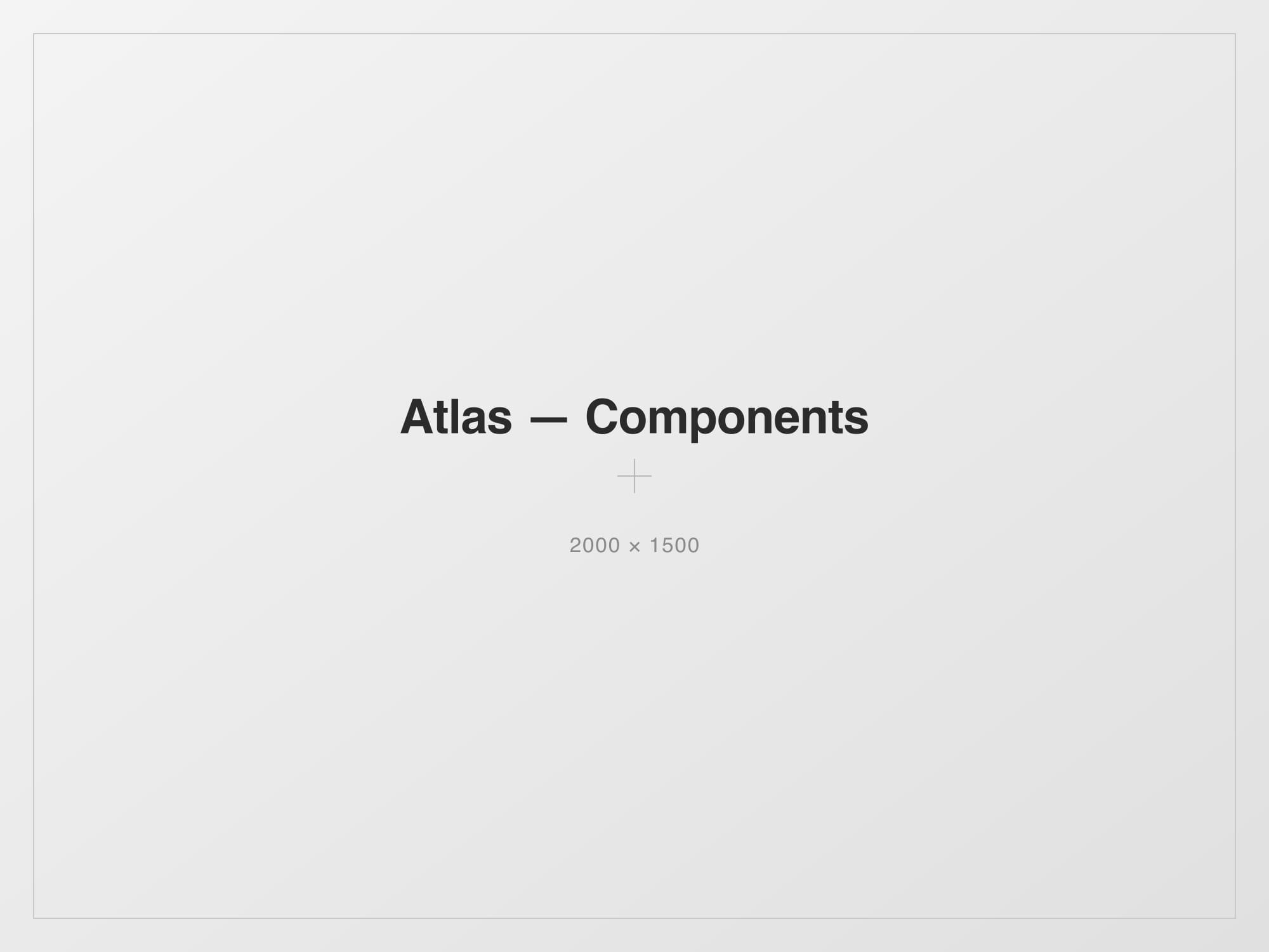 Atlas — component documentation